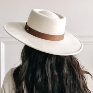 wool boater hat
